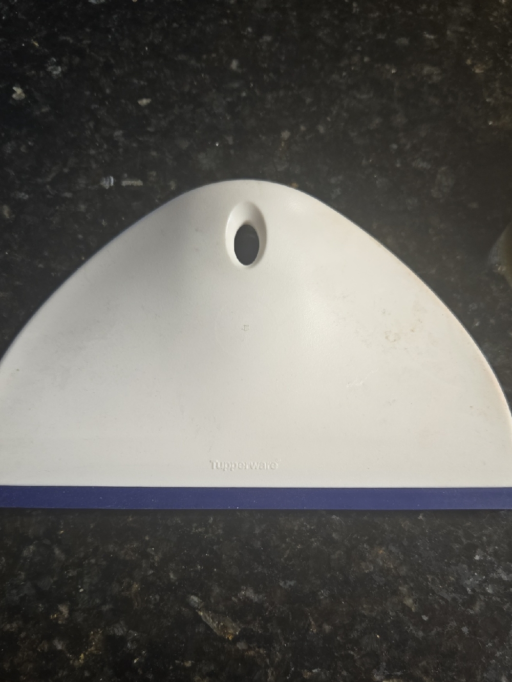 Tupperware White and Blue Kitchen Scraper